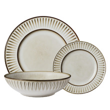 12 Piece Leros Stoneware Dinner Set