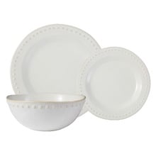 12 Piece Punto Stoneware Dinner Set