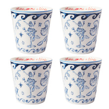 Sirena 310ml Porcelain Latte Cups (Set of 4)