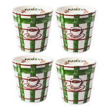 Dolce 310ml Porcelain Latte Cups (Set of 4)