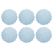 Blue Banda Leather-Look Placemats (Set of 6)