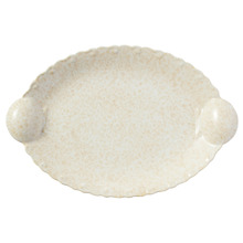 Il Mare Shell Oval Stoneware Platter