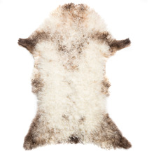 Brown Curly Sheep Rug