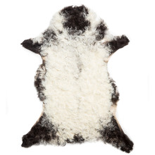 Black Curly Sheep Rug