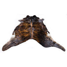 Dark Natural Brindle Cow Hide