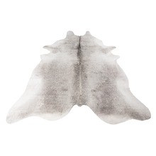 Silver Grey Natural Cowhide Rug