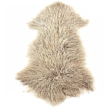 Ice Mongolian Sheepskin Rug