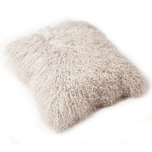 Ice Mongolian Sheepskin Cushion