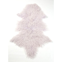 Lavender Mongolian Sheepskin Rug