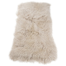 Bilay Mongolian Sheepskin Throw