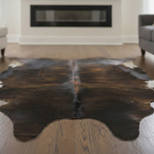 Dark Natural Brindle Cow Hide
