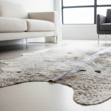 Brown Speckled Natural Cowhide