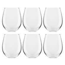 Banksia 540ml Stemless Wine Glasses (Set of 6)