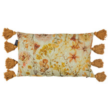 Yellow Wildflower Cotton Cushion