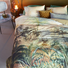 Green Panoramic Cotton Quilt Cover Set