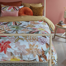 Multi-Colour Scarlett Cotton Quilt Cover Set