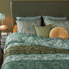 Green Skin Cotton Quilt Cover Set