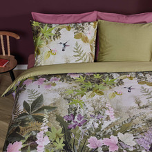 Green Charming Cotton Sateen Quilt Cover Set
