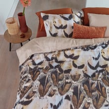 Natural Giselle Cotton Sateen Quilt Cover Set