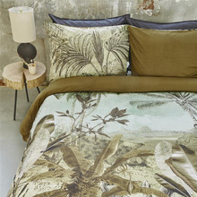 Green Banda Cotton Quilt Cover Set