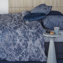 Blue Pantalla Cotton & Bamboo Quilt Cover Set