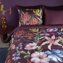 Purple Lily Cotton Percale Quilt Cover Set