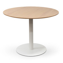 Natural Lupe Round Meeting Table