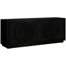 Black Faye 4 Door Buffet