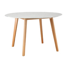 Lennon Italian Carrara Marble Dining Table