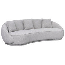 Ash Grey Coleen 4 Seater Boucle Sofa