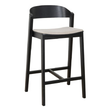 67cm Alecia Oak Wood Bar Stool