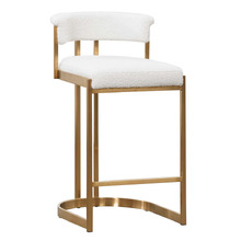 65cm Thrain Boucle Bar Stool