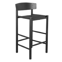 65cm Elian American Oak Wood Bar Stool