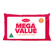 Mega Value Medium Standard Pillows (Set of 2)