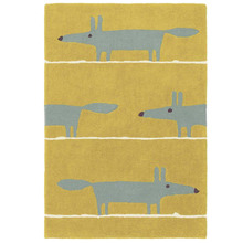 Mustard Fox Hand-Tufted Wool Rug
