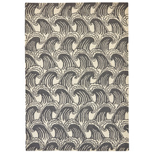 Liquorice Ride the Wave Hand-Tufted Pure New Wool Rug