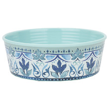 Blue & Green Single Wall Fresco Dog Bowl