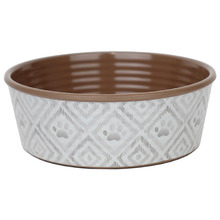 Ikat Paw Dog Bowl