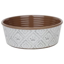 Ikat Paw Dog Bowl