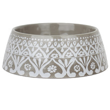 Grey Indi Dog Bowl