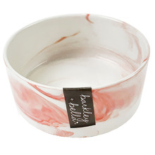 Zen Faux Marble Dog Bowl