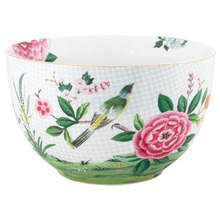 White Blushing Birds 23cm Porcelain Bowl