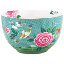 Blue Blushing Birds 23cm Porcelain Bowl