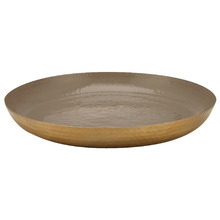 50cm Khaki Seraiah Aluminium Serving Tray