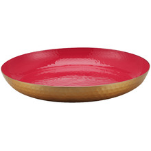 40cm Red Seraiah Aluminium Serving Tray