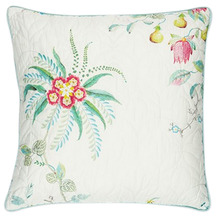 Fleur Grandeur Quilted Cotton Cushion