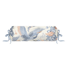 Royal Birds Rectangular Cotton Bolster Cushion
