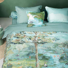 Green Paradise Percale Cotton Quilt Cover Set