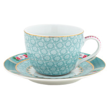 Blushing Birds 120ml Espresso Cup & Saucer