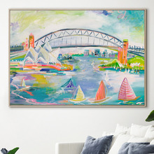 A Day in Sydney Canvas Wall Art